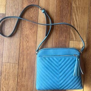 Chevron Quilted Crossbody Bag